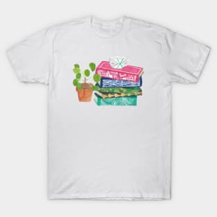 Books and plant T-Shirt